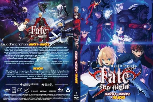 ANIME DVD~ENGLISH DUBBED~Fate/Stay Night+Unlimited Blade Works(1-48End)FREE GIFT