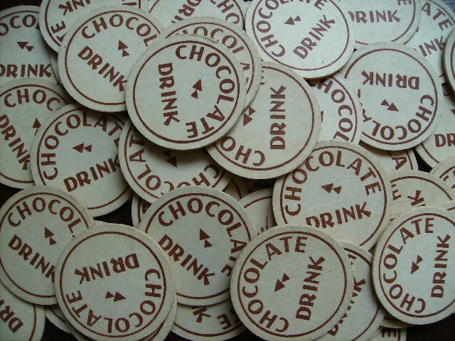 Fifty Little Chocolate Drink Milk Bottle Caps