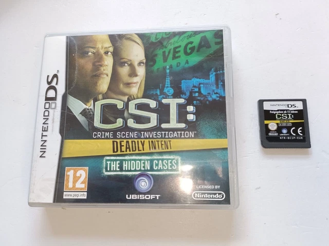 DS Csi The Hidden Étuis Crime Scene Investigation Nintendo DS Jeu N