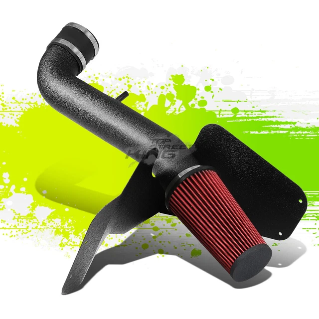 BLACK COLD AIR Intake Pipe&Heat Shield For 9904 Jeep Grand Cherokee Wj