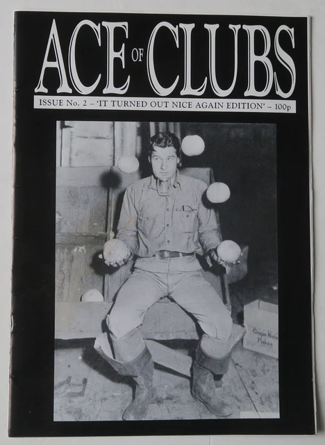 Turhed ACE OF CLUBS fanzine 1992 #2 turned out nice again club guide + mike ...