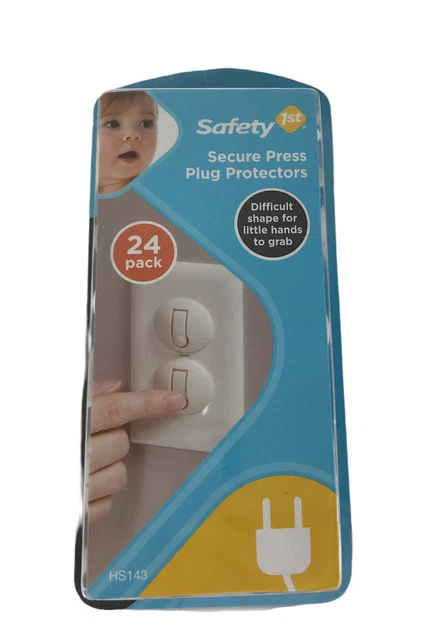 Safety 1st first Secure Press Plug Protectors 24 Count.  New In Package