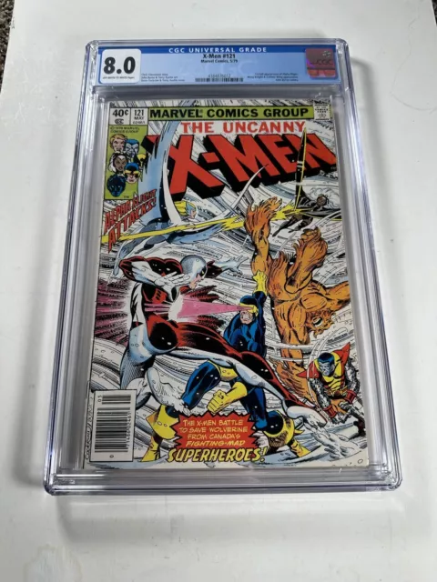 Uncanny X-Men #121 CGC 8.0 1st Full Alpha Flight! Marvel Comics 1979