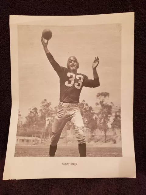 RARE 1960's Sammy Baugh Sports Pix 8x10 B&W Photo, Washington Redskins, NICE!