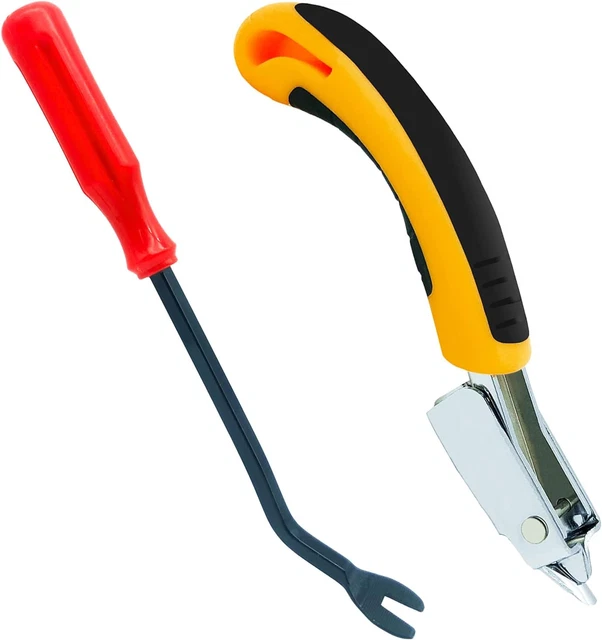 Enderes 3-Piece Mini Pry Bar Set - Upholstery, Tack, Nail & Staple Puller, USA Made, Lifetime Warranty