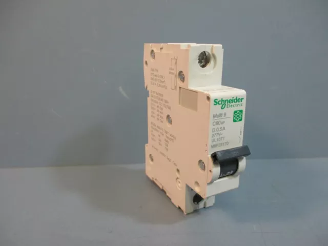 Schneider Electric M9F23170 Miniature Circuit Breaker Multi9 C60SP D 0,5A 277V~