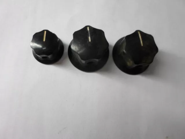 Vintage Original 1960's Fender Jazz Bass Volume Tone Control Knobs