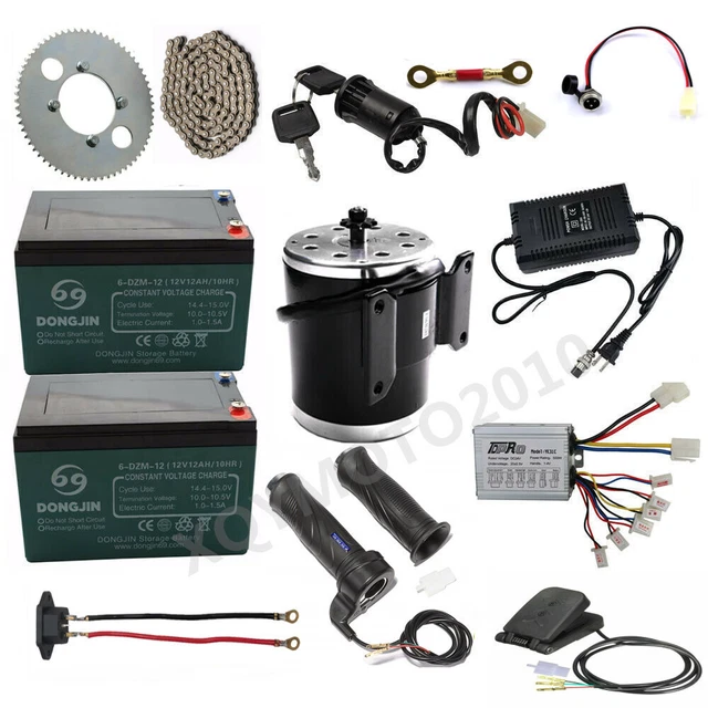 24V 500W BRUSH Motor kit Controller for Electric Scooter Bicycle Razor
