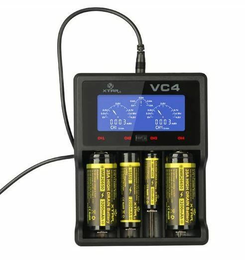 LI-ION Chargeur Pour 10440-32650 AAAA / AAA / Aa/ Un / Sc / C/D Nimh-Nicd Piles