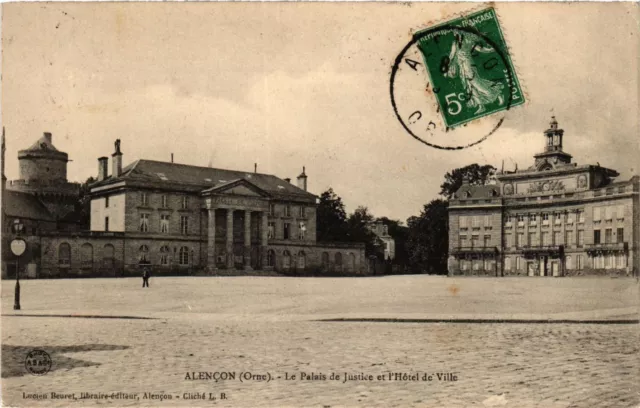 CPA ALENCON - The Palace of Justice and the City Hall (435333)