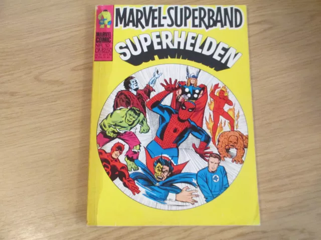 Marvel Superband Superhelden Mit 3 Heften Spinne/ Hulk/Ff4- Condor-Guter Zustand
