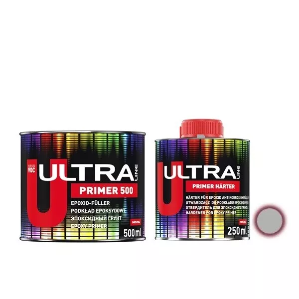 Novol Ultra 500 Epoxy Primer Paint Anti-Corrosion 2K 0.75L 750ml 2:1