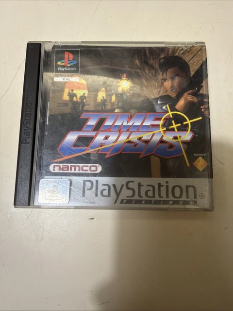 Jeu Time Crisis PlayStation 1 - Version PAL Française - Boîte + Jeu + Notice