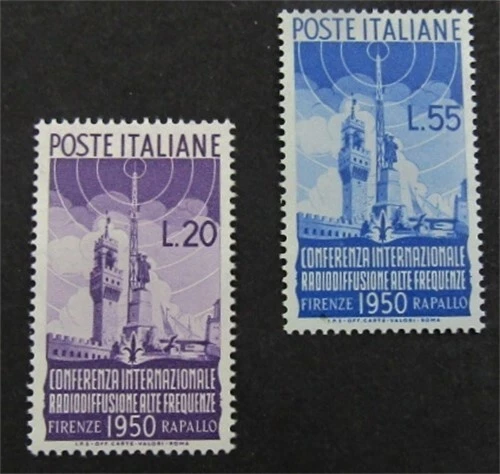 nystamps Italy Stamp # 538.539 Mint OG NH $200  M17y2594