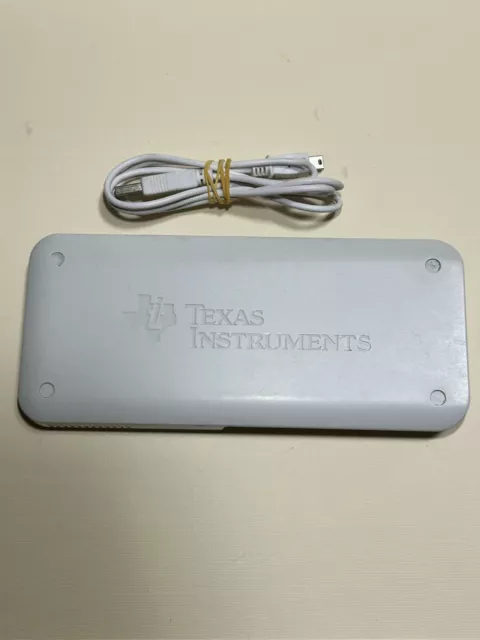 Texas Instruments TI-84 Plus CE Graphics Calculator With USB Cord and Cover