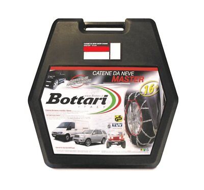 Bottari 68005 Catene da neve per SUV a rombo MASTER T16 16 mm Mis  195-16 