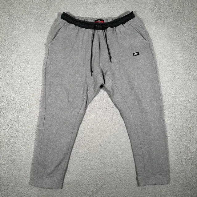 Nike Pants Mens XXL 2XL Gray Modern Joggers Tech Fleece Sweatpants Elastic Waist