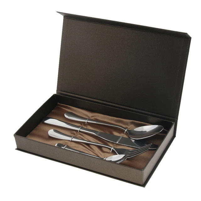 Edelstahl Besteck Set Messer Gabel Löffel Steak Besteck Set