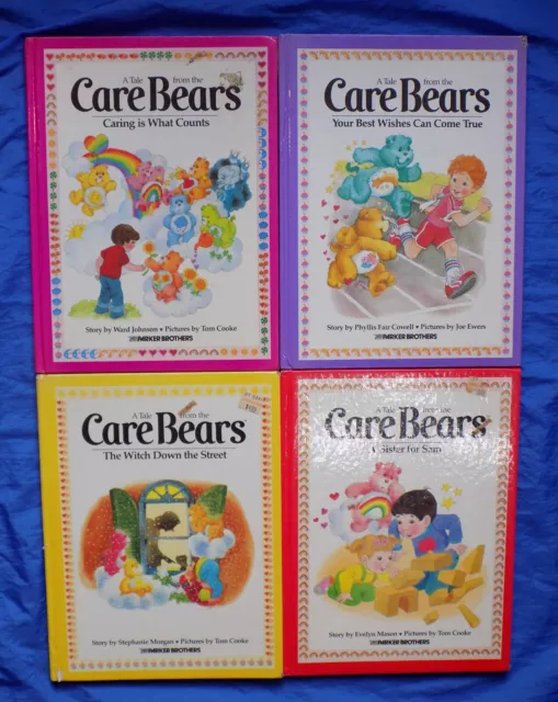 A Tale From The CARE BEARS Childrens Book Lot x 4 Parker Brothers Vintage 1983