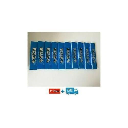 RIZLA King Size Slim Zigarettenblättchen – 10 Hefte, Exklusiv In UK