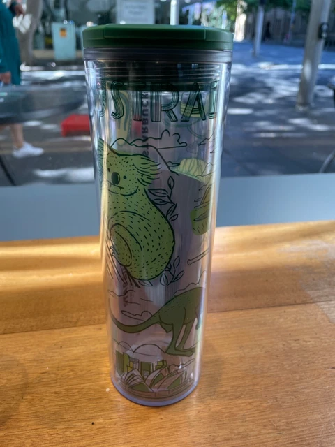 STARBUCKS YOU ARE Here BEEN THERE Australia Coffee Plastic Tumbler Cup Mug  New $45.00 - PicClick AU
