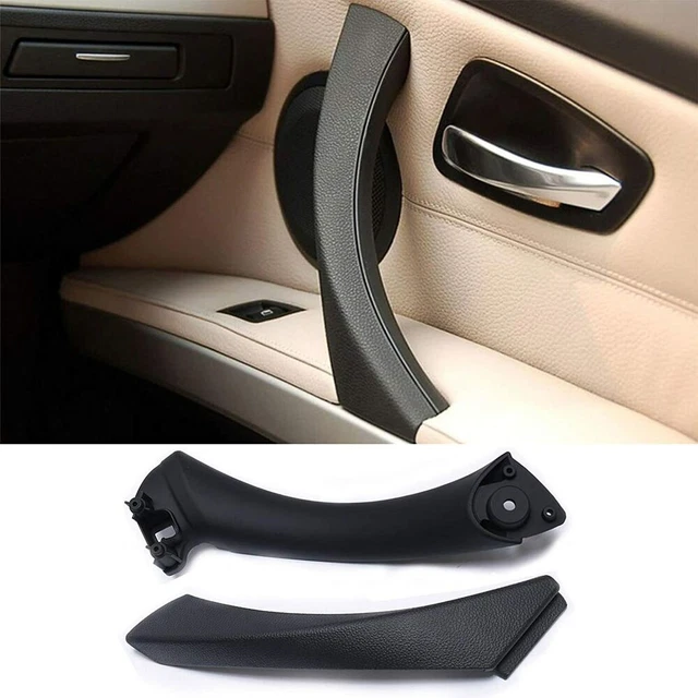 Schwarz Türgriff Innengriff Rechts Set für BMW 3er E90 E91 Limo Sedan AutogriffD