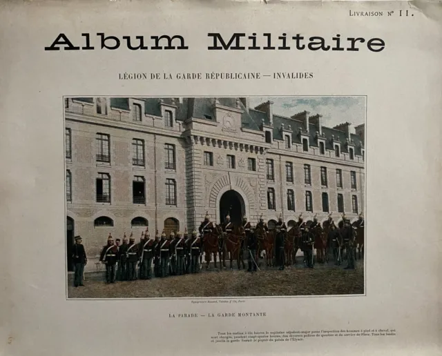 Álbum Militar Legión de La Guardia Republicano Invalides
