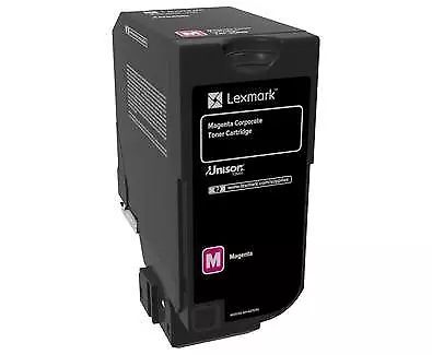 Lexmark 74C20ME cartuccia toner 1 pz Originale Magenta