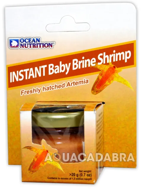 OCEAN NUTRITION INSTANT BABY BRINE SHRIMP 20g SMALL FISH FRY FOOD AQUARIUM TANK