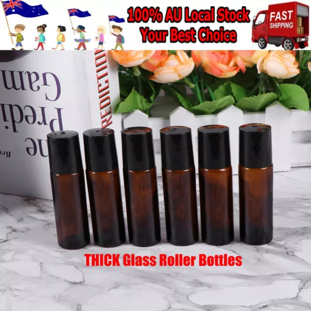 24 Pcs Ball Glass Essential Oil Refillable Perfume Bottle Scroll Wheel 2