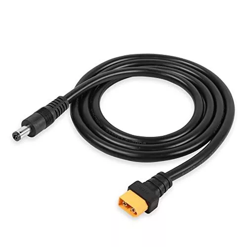 XT60 to DC5521 Power Cable XT-60 Male to DC 5.5mm x 2.1mm Male Adapter Cord f