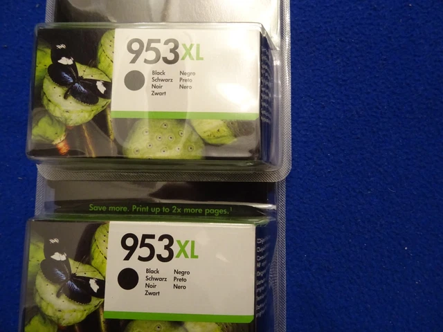 2x ORIGINAL HP 953 XL HP953xl TINTE PATRONEN OfficeJet Tintenpartone 