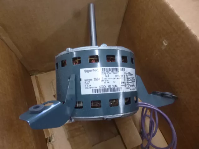 NEW GENTEQ  Direct Drive Blower Motor: Lennox OEM Repl, 1/3 HP, 1,075 Nameplate