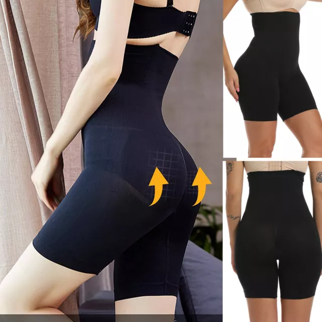 Damen Body Shaper Hohe Miederhose Taille Bauchweg Slim Shapewear Höschen Hose DE