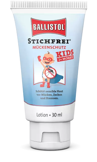 Ballistol Stichfrei® Kids 30 ml Tube | Mücken Zecken Schützt Haut