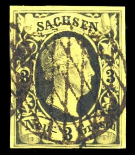 1851, Altdeutschland Sachsen, 6, gest. - 1764523