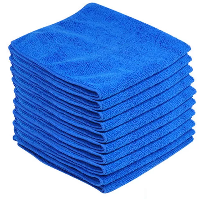 10 x MICROFIBRE CLEANING AUTO CAR DETAILING SOFT CLOTHS WASH TOWEL DUSTER  NEW