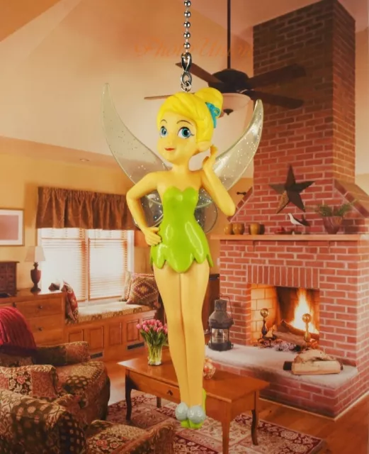 Disney Faries Tinkerbell Ceiling Fan Pull Light Lamp Chain Decoration K1268