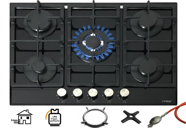 Fornelli A Gas Piano Cottura A Gas Domino-DG A 2 Fuochi In Vetro Per Incasso - Propan, Efficienza A, Made In Germany Piano A Gas 2 Fuochi Vetro - Foto 11