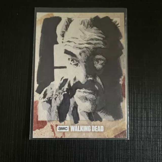 2017 The Walking Dead Sketch of Simon by Artist Robert Teranishi 1/1