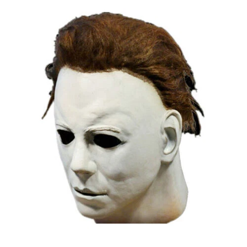 Michael Myers Mask 1978 Full Head Scary Horror Murderer Halloween Cosplay Latex