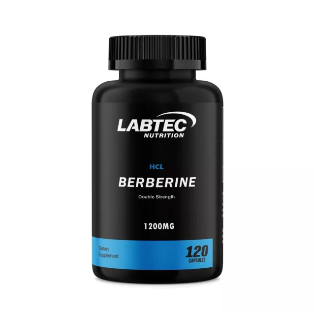 BERBERINE HCL 1200mg X 120 CAPS | DOUBLE STRENGTH PREMIUM GRADE!