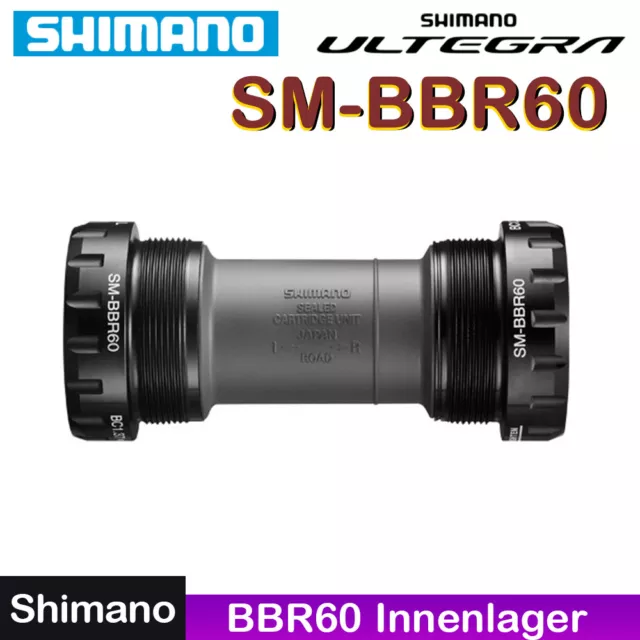 Shimano Ultegra / 105 SM-BBR60 Bsa 68mm/70mm  Tretlager Rennrad Hollowtech II