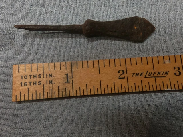 Roman Spear point 1st to 4th Century Iron, great form. Artifact from Europe