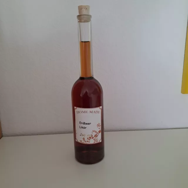 Erdbeerlikör - 200ml  Likör mit Walderdbeeren aus dem eigenen Garten