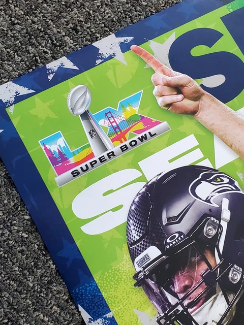 SEATTLE SEAHAWKS SUPER BOWL LX CHAMPIONS 2026 Official NFL Licensed ...