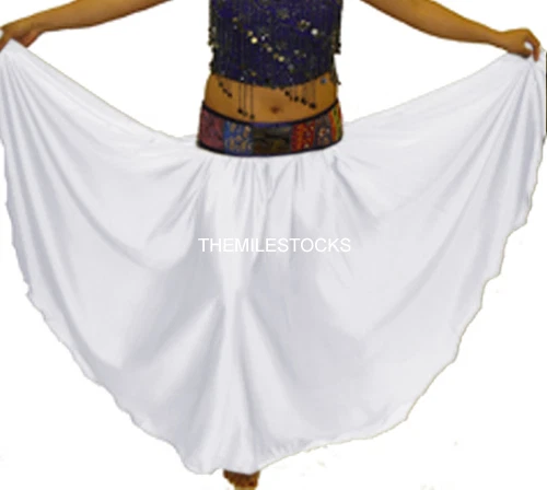 Gonna TMS Nera Con Volant A Cerchio Intero Danza Del Ventre - Foto 3