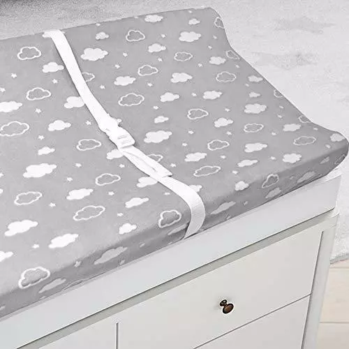 American Baby Company Heavenly Soft Chenille Fitted Contoured Changing Pad 2