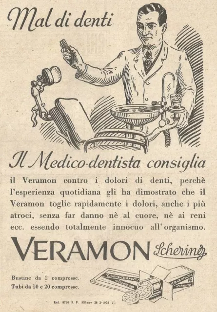 Y3427 Veramon - Illustration - Vintage advertising - 1935 vintage advertising