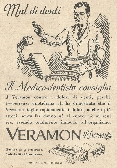 Y3427 Veramon - Illustration - Vintage advertising - 1935 vintage advertising